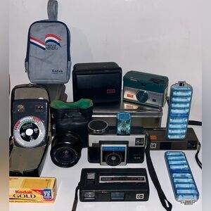 Vintage Kodak Cameras & Accessories LOT